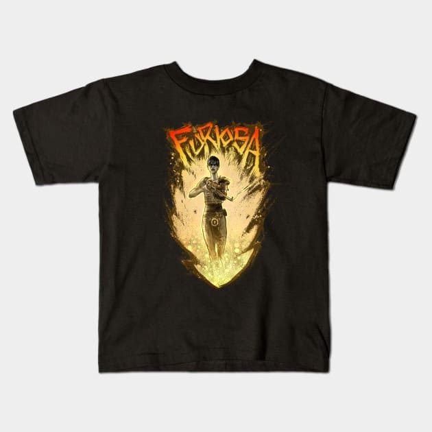 Furiosa Kids T-Shirt by artofant